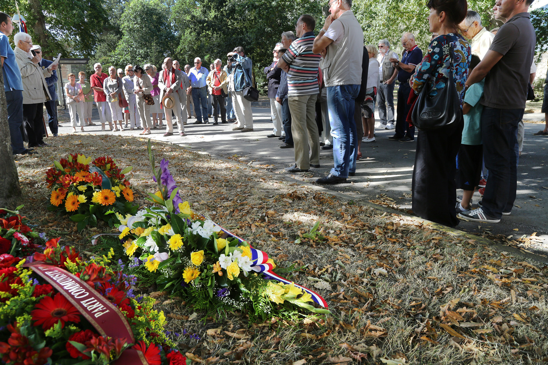 Gerbes en attente ! © Photo Patrice Morel - 20130907-0471.