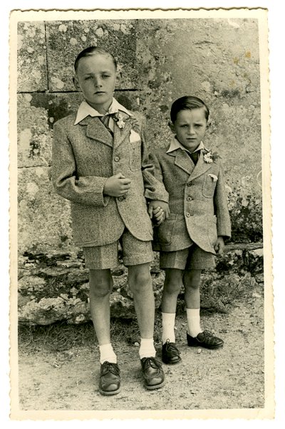 <p>Deux des trois garçons de Joseph et Rosalie Gergaud.</p>© Fonds Martine Gergaud - Collection [P.M.->33] - 017